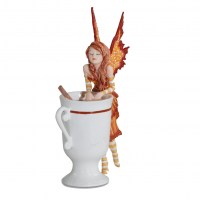 Les Alpes - Fata Ivel - Resina  - Dipinto a mano